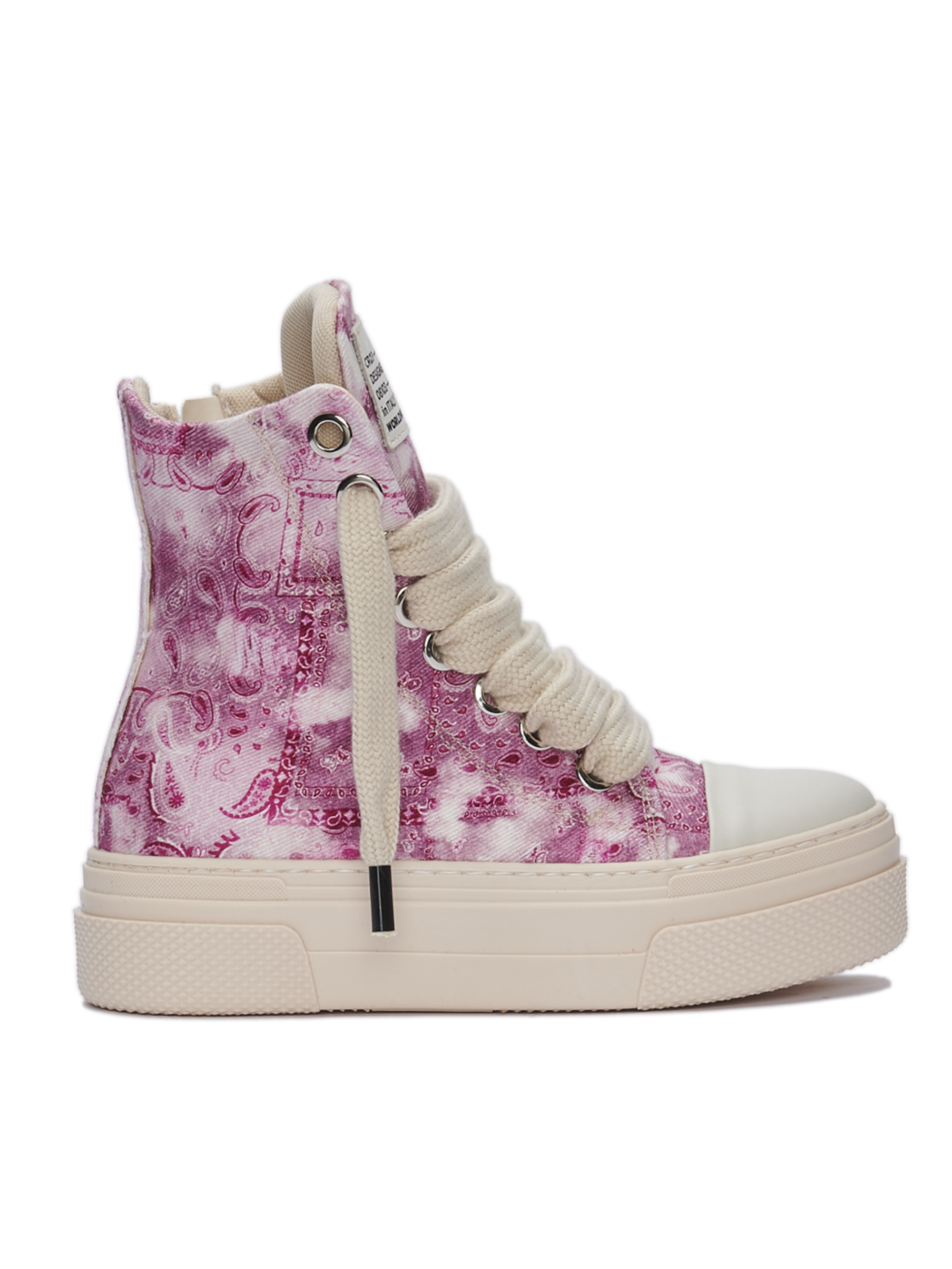 CALIPSO – Denim à motif bandana rose