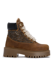 STARBOOT CUSTOM — Ediție maro cu ținte piramidale