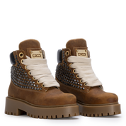 STARBOOT CUSTOM – Edizione Chiodo Piramide Marrone