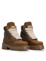STARBOOT CUSTOM — Ediție maro cu ținte piramidale