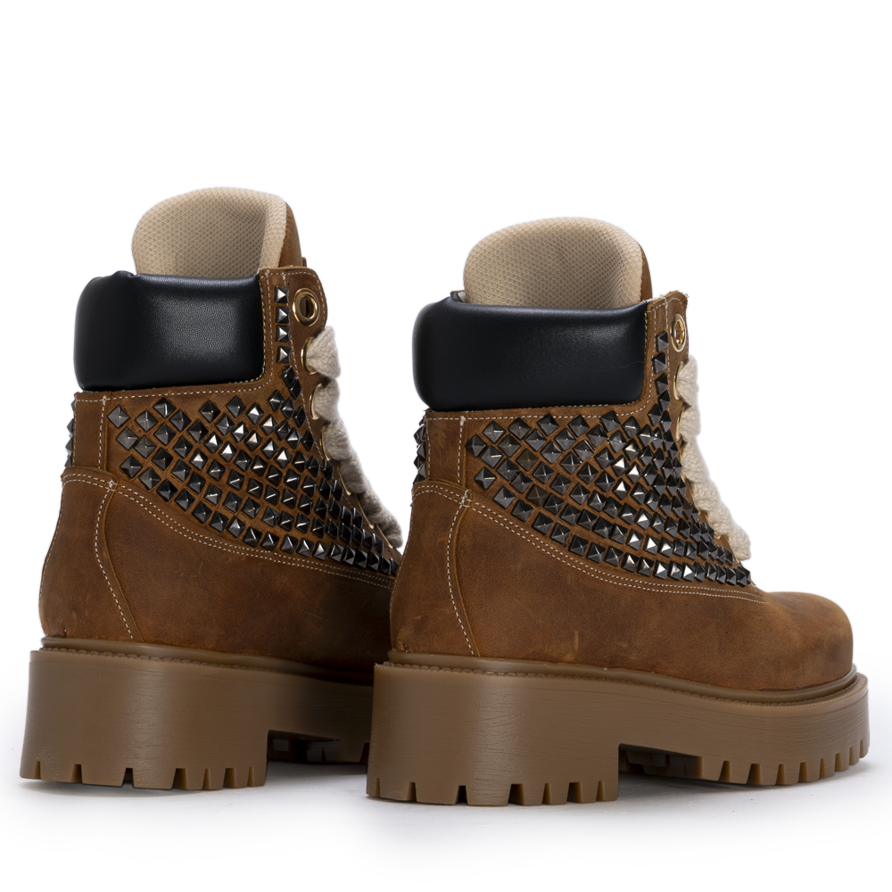 STARBOOT CUSTOM – Edizione Chiodo Piramide Marrone