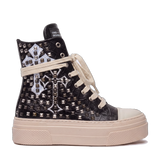 CALIPSO COCO - Black Cross Studs