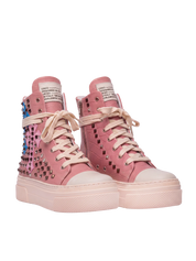 CALIPSO COCO — Rosa con croci e borchie