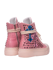 CALIPSO COCO — Rosa con croci e borchie