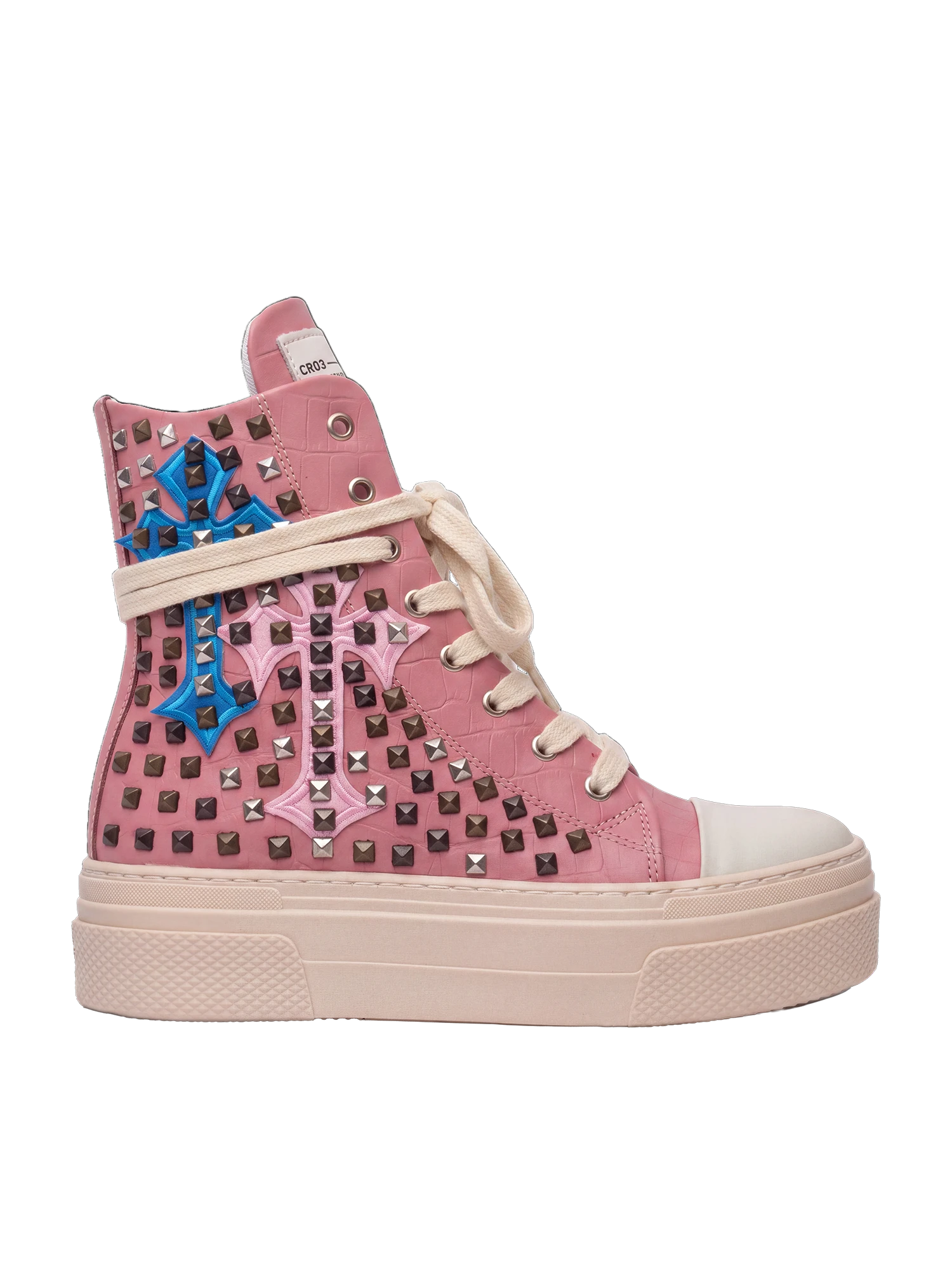 CALIPSO COCO — Rosa con croci e borchie