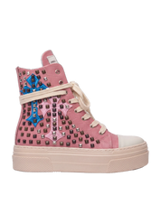 CALIPSO COCO — Rosa con croci e borchie