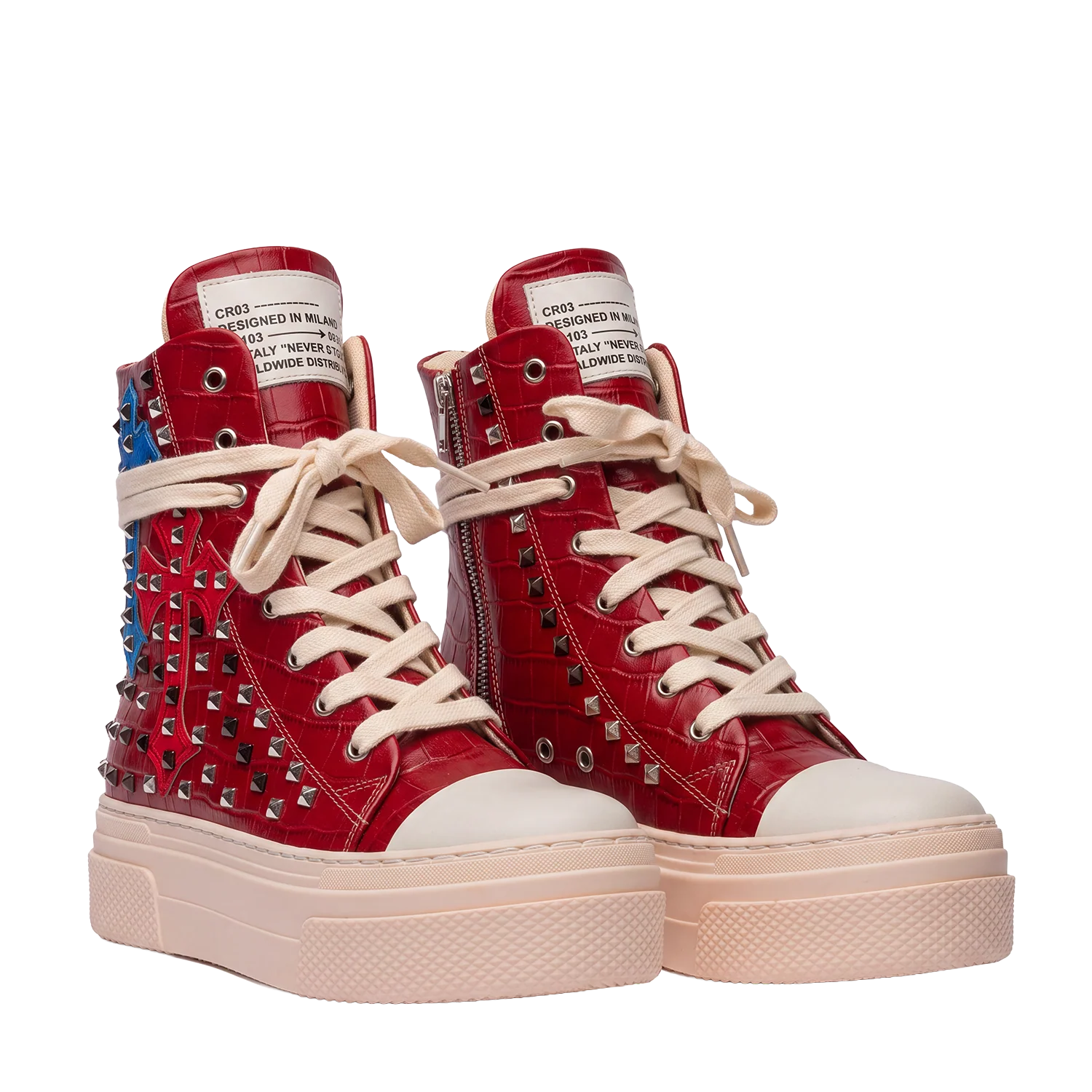 CALIPSO COCO - Red Cross Studs
