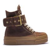 CALIPSO – Edizione Cintura Nubuck Marrone Scuro