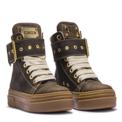 SET - Tee & Calipso Belt Brown