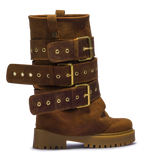 CHUNKY – Édition Ceinture Nubuck Marron