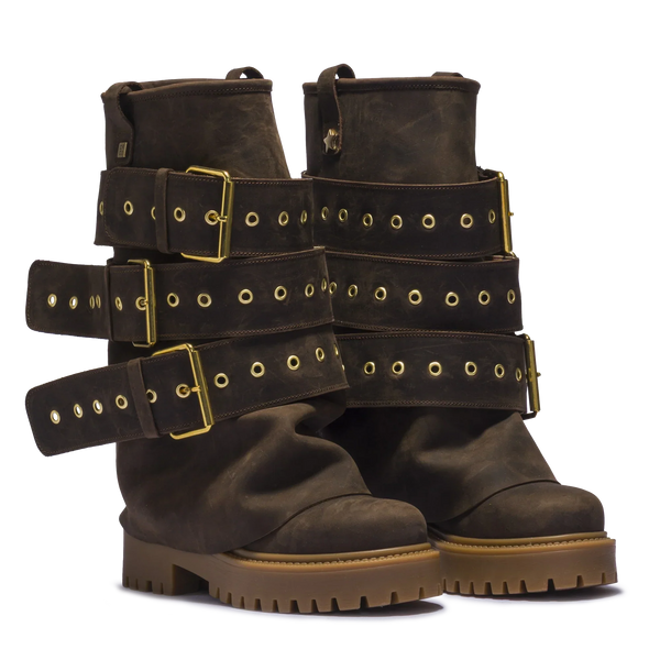 CHUNKY- Edizione cintura marrone scuro