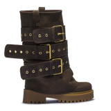 CHUNKY – Edizione Cintura Nubuck Marrone Scuro