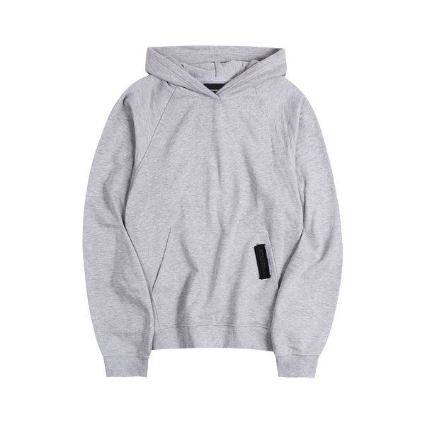 "CR03" Melange Grey Hoodie-Hoodie-CRISTIANZEROTRE