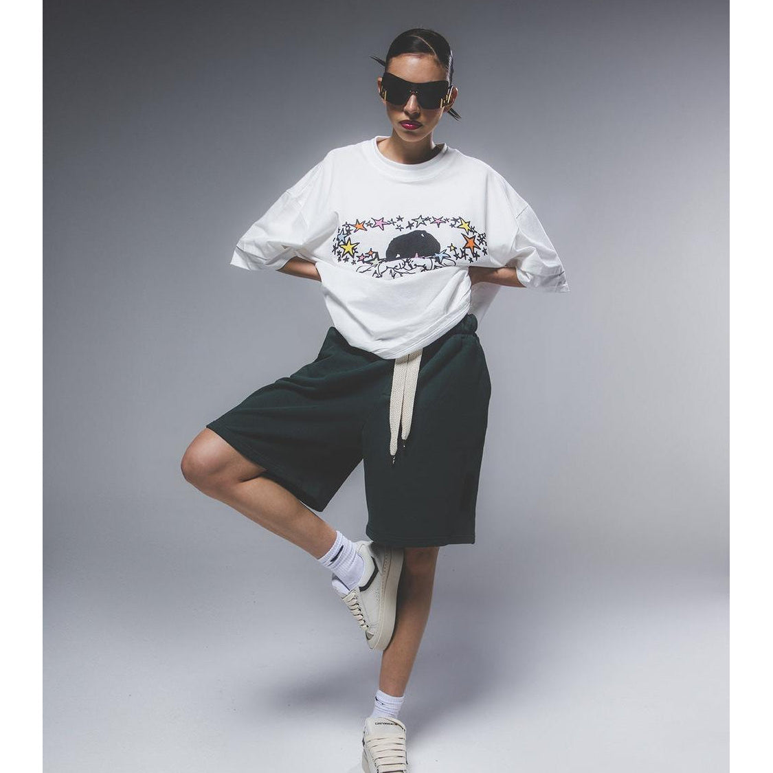 "CR03" Moss Green Short-Shorts-CRISTIANZEROTRE