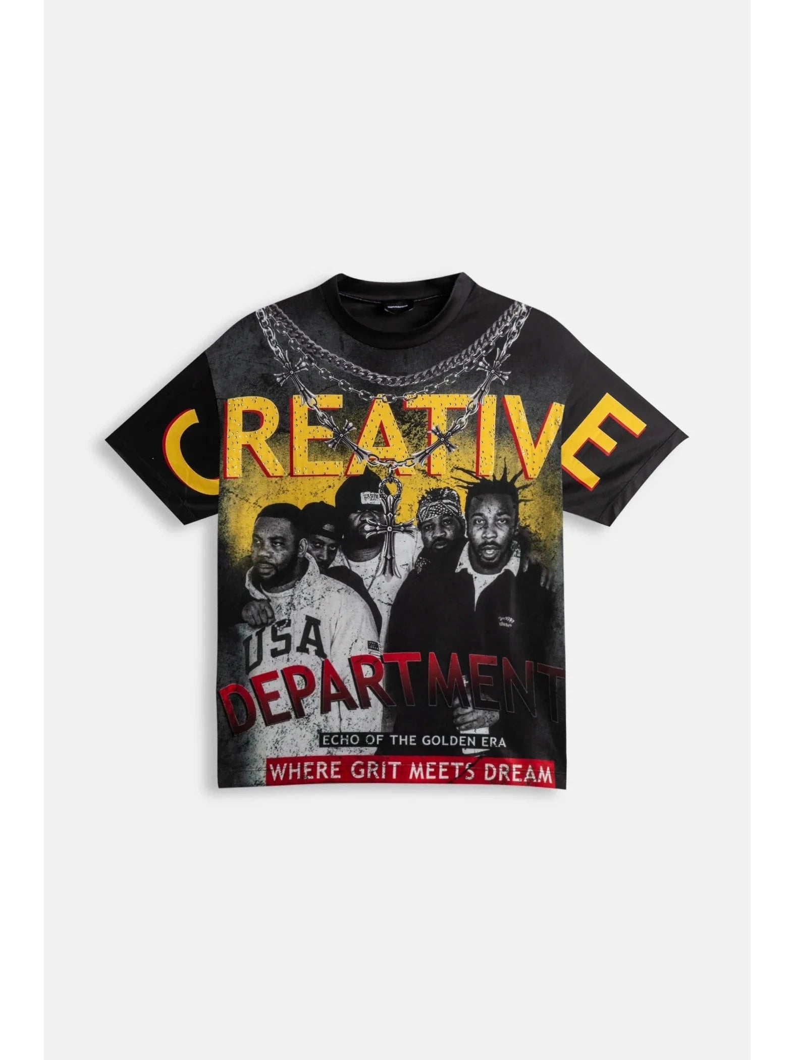 CR03 T-Shirt Creativa Dipartimento – Eco dell'Era Dorata