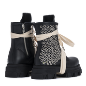 STARBOOT DOMINION – Black Silver Eyelets