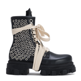 STARBOOT DOMINION – Black Silver Eyelets