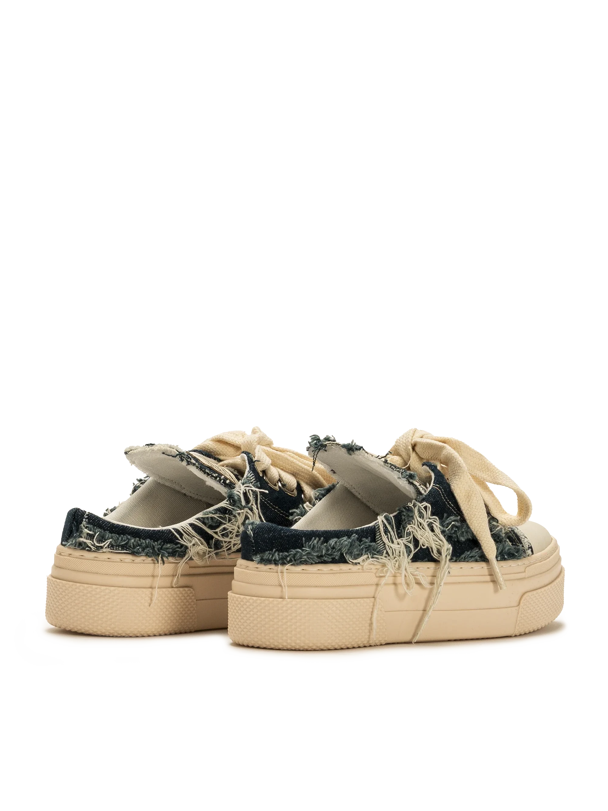 SABOT CR03 — Denim blu effetto vissuto