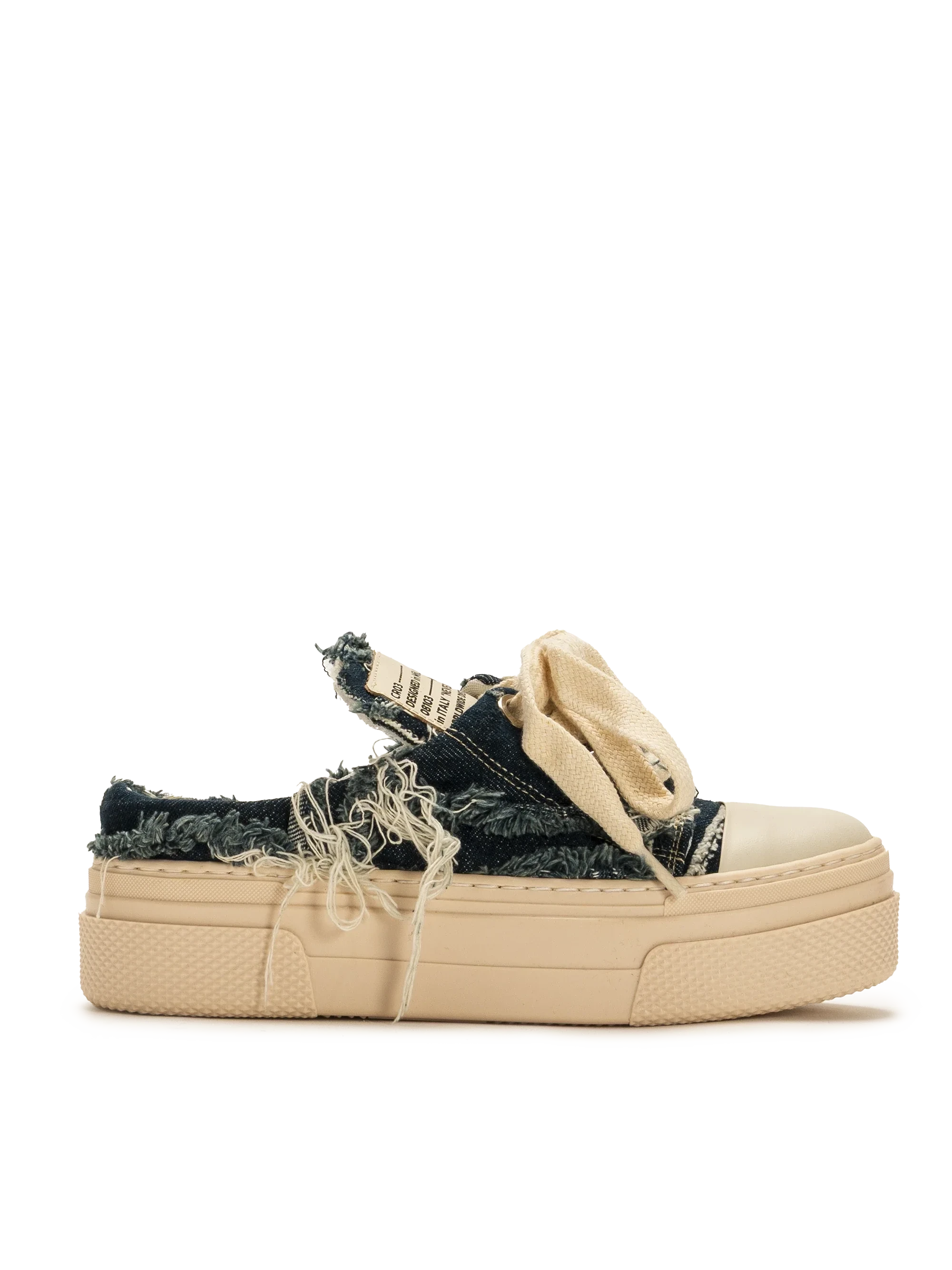 SABOT CR03 — Denim blu effetto vissuto