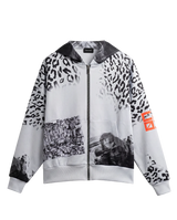 CR03 Creative Safari Zip Hoodie – Olive Grey Sublimation