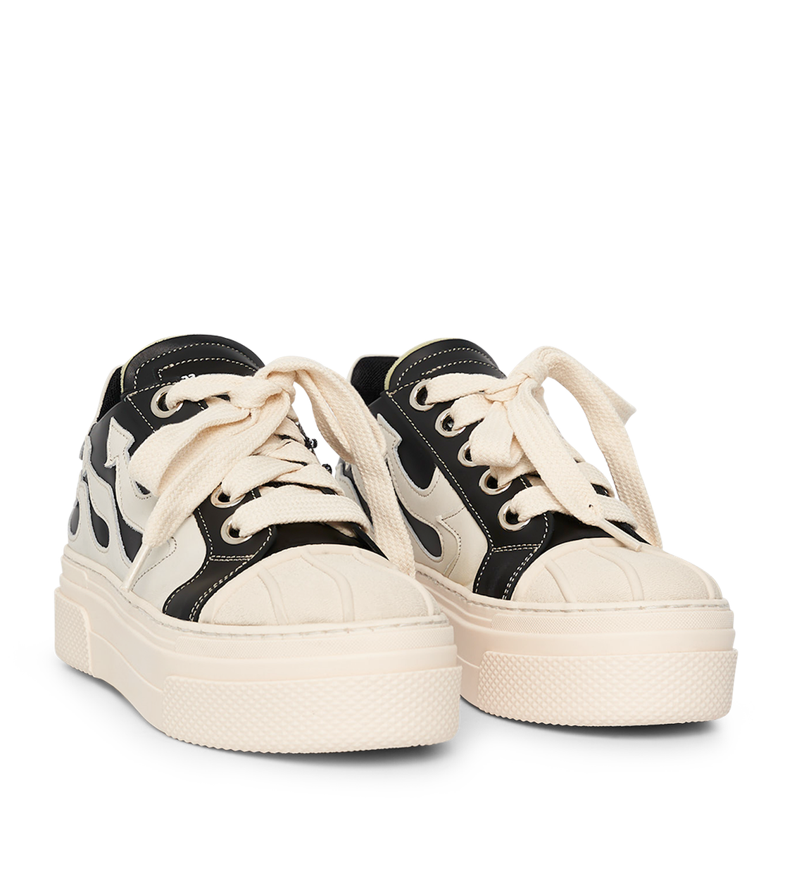 CALIPSO FLAME – Black White Low-Sneaker-CRISTIANZEROTRE