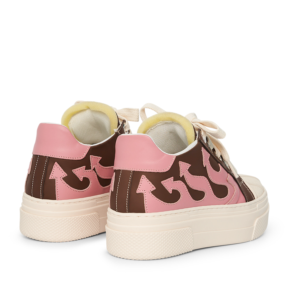 CALIPSO FLAME – Brown Pink Low-Sneaker-CRISTIANZEROTRE