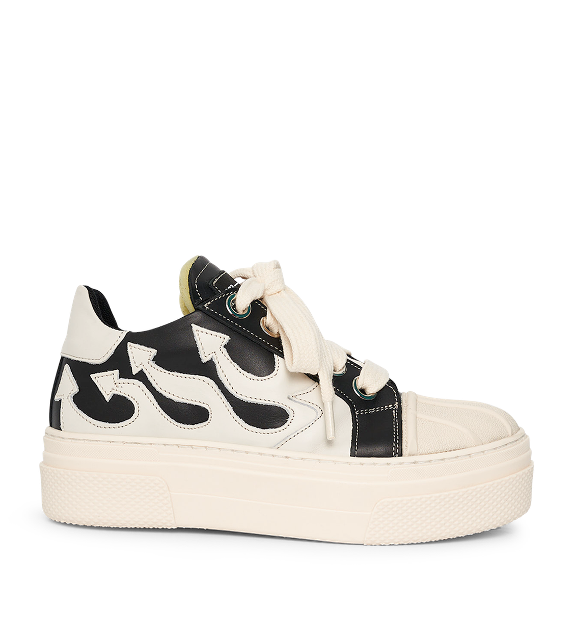 CALIPSO FLAME – Black White Low-Sneaker-CRISTIANZEROTRE