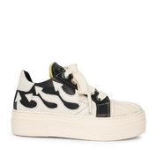 CALIPSO FLAME – Black White Low-Sneaker-CRISTIANZEROTRE