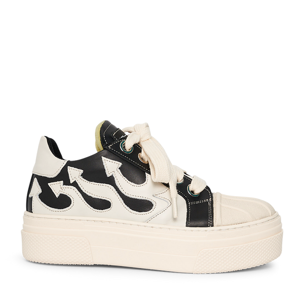CALIPSO FLAME – Black White Low-Sneaker-CRISTIANZEROTRE