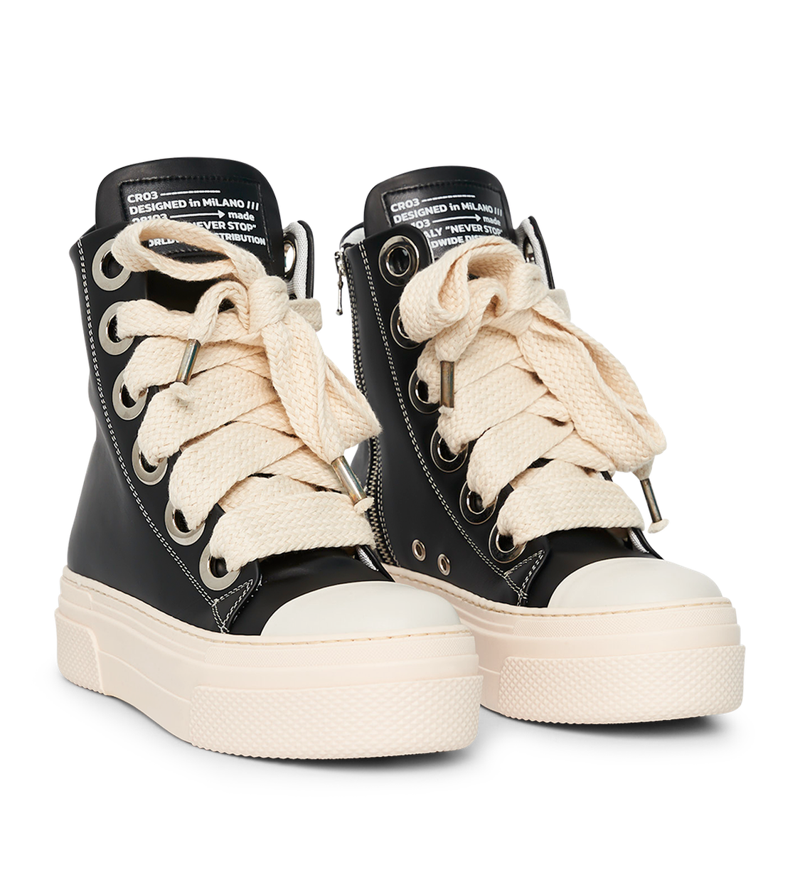 Calipso 300 – Classic Black Leather-Sneaker-CRISTIANZEROTRE