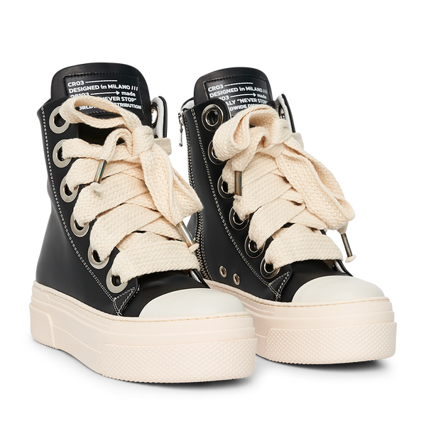 Calipso 300 – Classic Black Leather-Sneaker-CRISTIANZEROTRE
