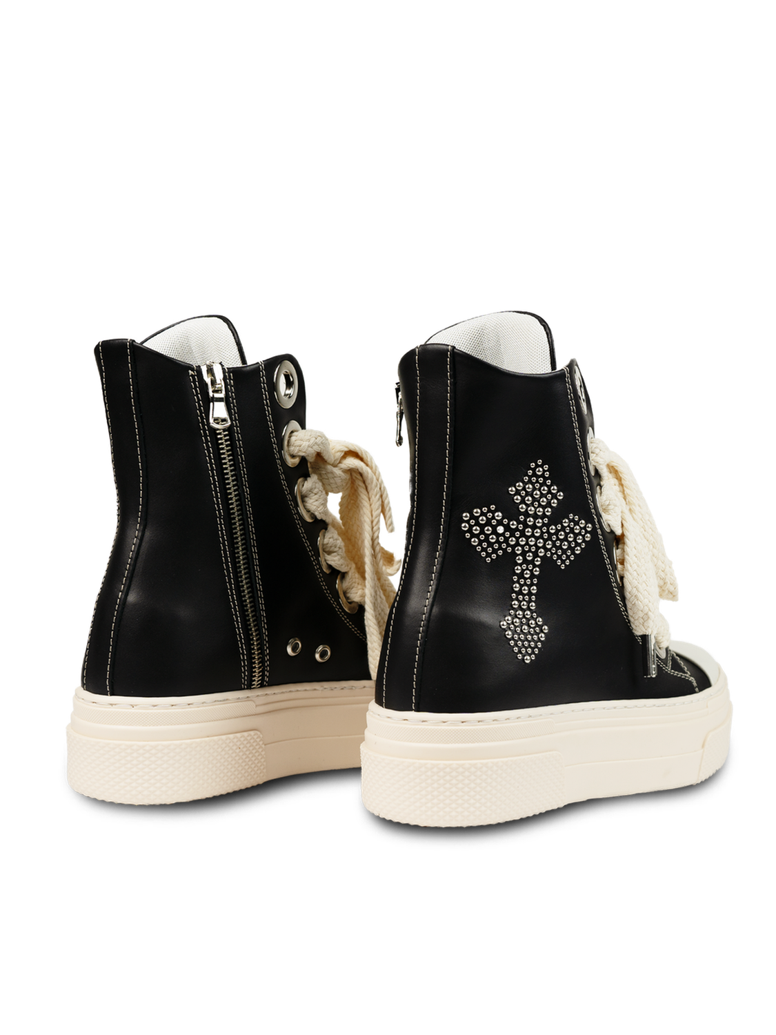 Calipso 300 – Crucifix Black Leather-Sneaker-CRISTIANZEROTRE