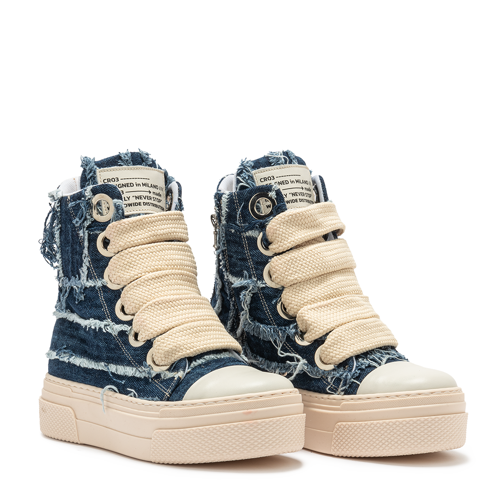 Calipso 300 Destroyed – Blue Jeans-Sneaker-CRISTIANZEROTRE