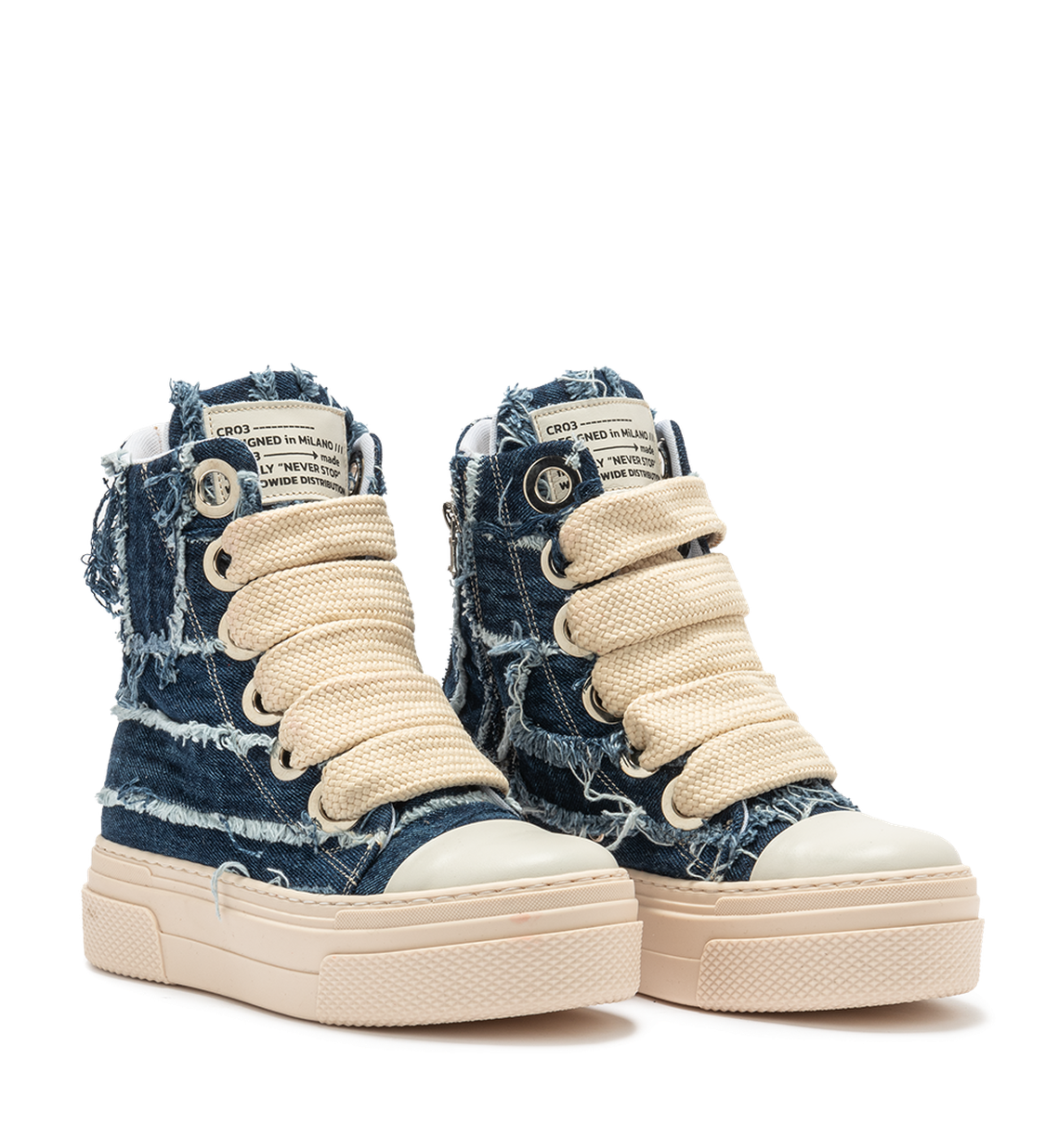 Calipso 300 Destroyed – Blue Jeans-Sneaker-CRISTIANZEROTRE