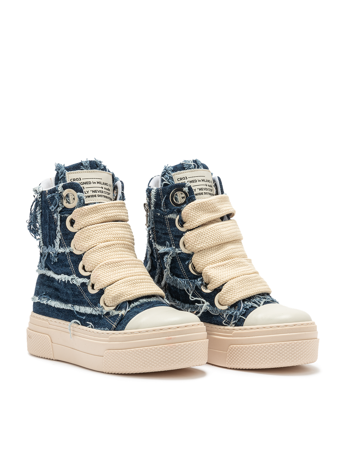 Calipso 300 Destroyed – Blue Jeans-Sneaker-CRISTIANZEROTRE