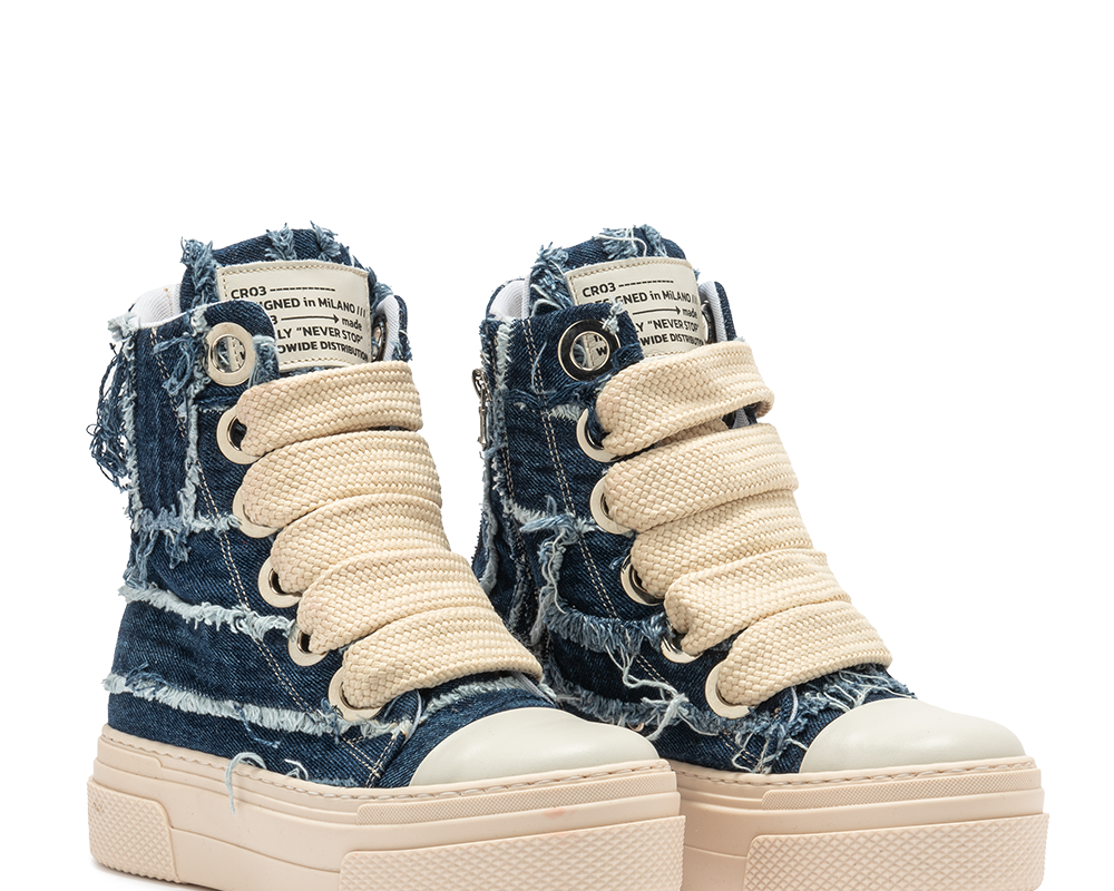 Calipso 300 Destroyed – Blue Jeans-Sneaker-CRISTIANZEROTRE