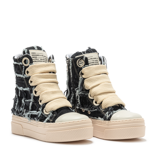 Calipso 300 Destroyed – Grey Jeans-Sneaker-CRISTIANZEROTRE