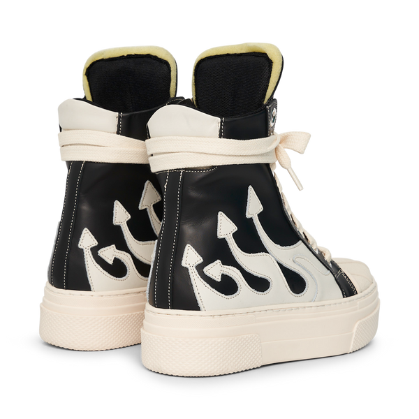 CALIPSO FLAME – Black White High-Sneaker-CRISTIANZEROTRE