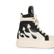 CALIPSO FLAME – Black White High-Sneaker-CRISTIANZEROTRE