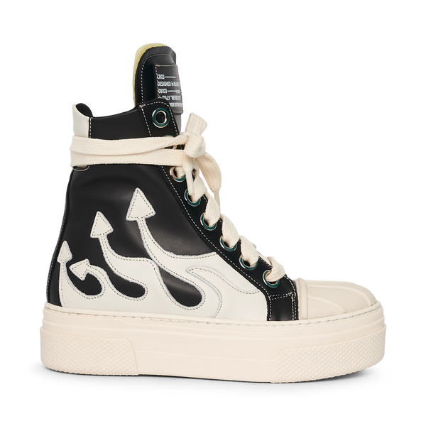 CALIPSO FLAME – Black White High-Sneaker-CRISTIANZEROTRE