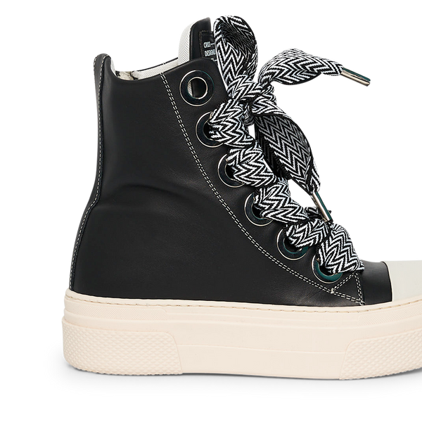 Calipso 300 – Lace Black & White-Sneaker-CRISTIANZEROTRE