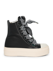 Calipso 300 – Lace Black & White-Sneaker-CRISTIANZEROTRE