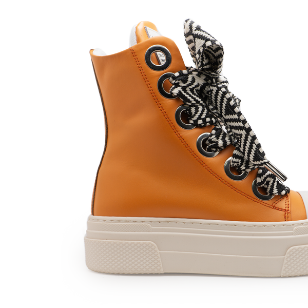 Calipso 300 – Orange Lace Rhombus-Sneaker-CRISTIANZEROTRE