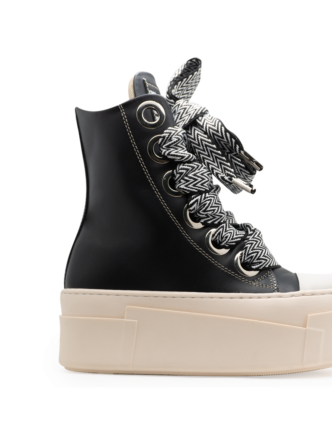 Calipso 600 – Black Lace Black & White-Sneaker-CRISTIANZEROTRE