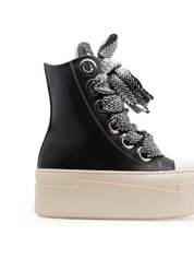 Calipso 600 – Black Lace Black & White-Sneaker-CRISTIANZEROTRE