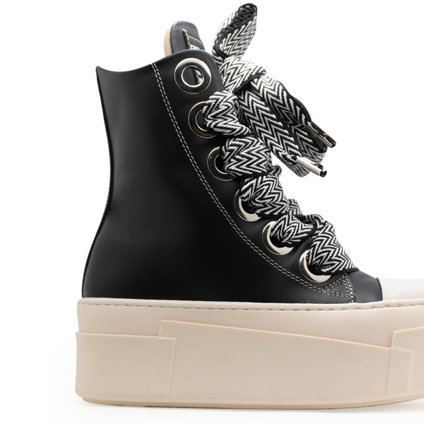 Calipso 600 – Black Lace Black & White-Sneaker-CRISTIANZEROTRE