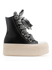 Calipso 600 – Black Lace Black & White-Sneaker-CRISTIANZEROTRE