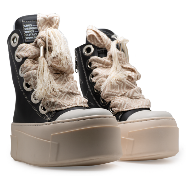 Calipso 600 – Black Rhombus Beige-Sneaker-CRISTIANZEROTRE