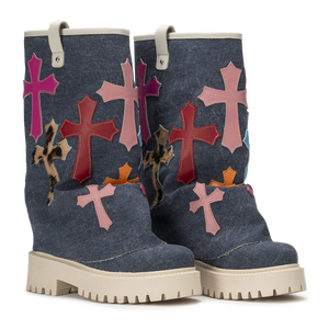 CHUNKY CROSS – Denim Blue-Sneaker-CRISTIANZEROTRE