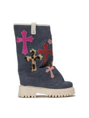 CHUNKY CROSS – Denim Blue-Sneaker-CRISTIANZEROTRE